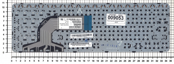 Клавиатура для ноутбука HP Pavilion 15-e, черная с рамкой