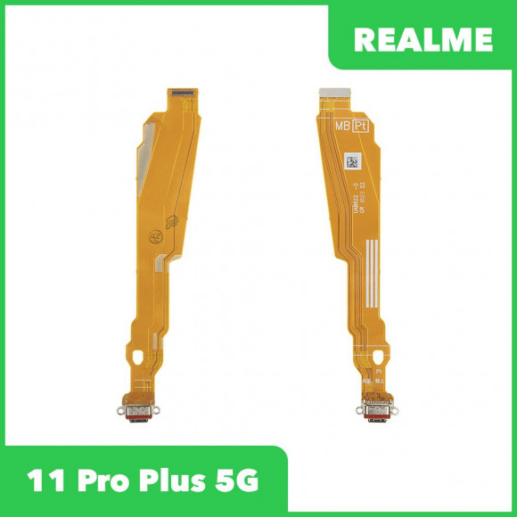 Системный разъем (разъем зарядки) для Realme 11 Pro+ 5G (RMX3741), микрофон