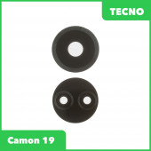 Стекло задней камеры для Tecno Camon 19 (CI6n) (без рамки) (черный) Стекло задней камеры для Tecno Camon 19 (CI6n) (без рамки) (черный)