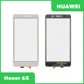 Сенсорное стекло (тачскрин) для Huawei Honor 6X (BLN-L21), золотой