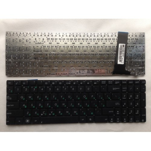 Клавиатура для ноутбука ASUS N56 N56V N56VZ N56VM N56DP N56X BLACK. РУССКАЯ РАСКЛАДКА