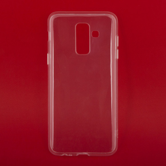 Чехол силиконовый "LP" для Samsung Galaxy A6 Plus 2018 (A605F) TPU, прозрачный (европакет)