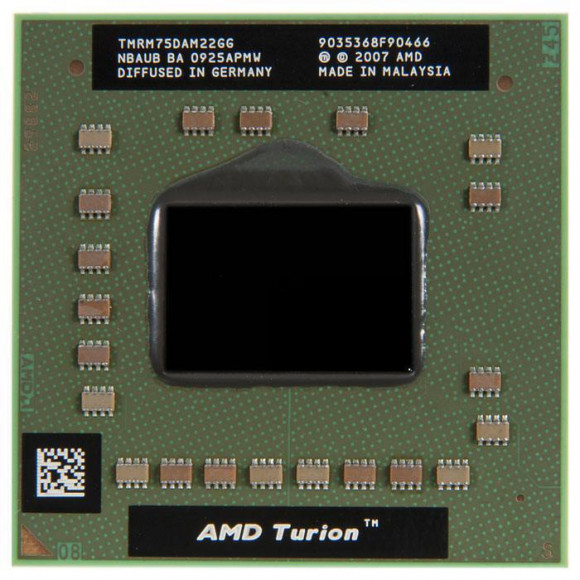 Процессор Socket S1 AMD Turion 64 X2 Mobile RM-75 2200MHz (Lion, L2 Cache, TMRM75DAM22GG) RB