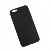 Силиконовый чехол "LP" для Apple iPhone 6 Plus, 6S Plus мелкая точка, черный (коробка)