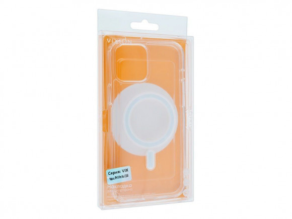 Накладка для Apple iPhone 12 Pro Max MagSafe, прозрачный (Vixion)