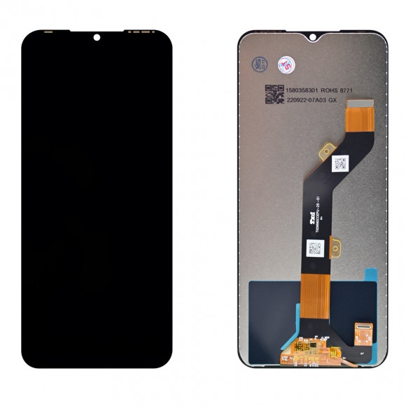 Дисплей Tecno Pop 6 Pro (BE8), Infinix Hot 12 Pro (X668C)+тачскрин (черный)