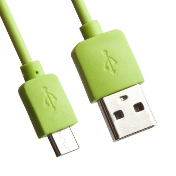 USB Дата-кабель Remax RC-06i MicroUSB, 1 метр, зеленый
