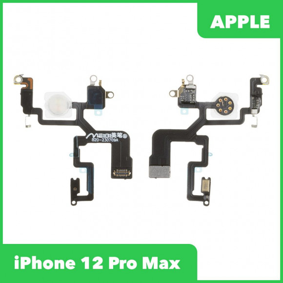Шлейф/FLC iPhone 12 Pro Max микрофон/вспышка
