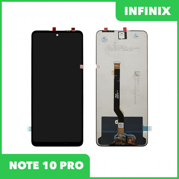 LCD дисплей для Infinix Note 10 Pro в сборе с тачскрином, Premium Quality, черный