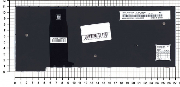 Клавиатура для ноутбука Lenovo ThinkPad Yoga 11e 5th Gen, черная