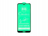 Защитное стекло керамическое для Huawei Honor 8A, Y6 2019, черный (Vixion)