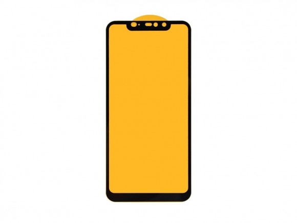 Защитное стекло 6D для Xiaomi Redmi Note 6 Pro, черный (Vixion)