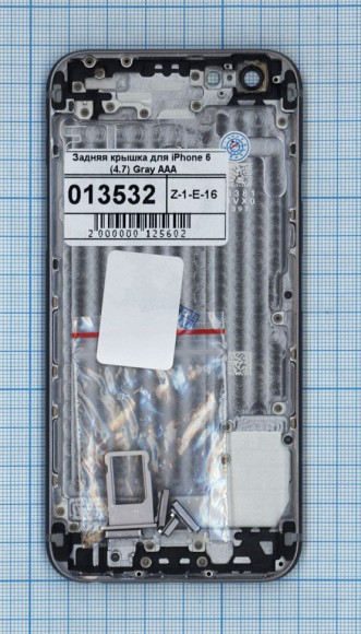 Задняя крышка для Apple iPhone 6 (4.7"), серый