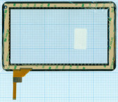 Тачскрин (сенсорное стекло) 198-3FPC(CS-3860) для планшета, 9", черный