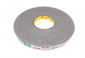 Скотч двусторонний вспененный 3M VHB серый, ширина 15мм, длина 50м, толщина 1мм Скотч двусторонний вспененный 3M VHB серый, ширина 15мм, длина 50м, толщина 1мм