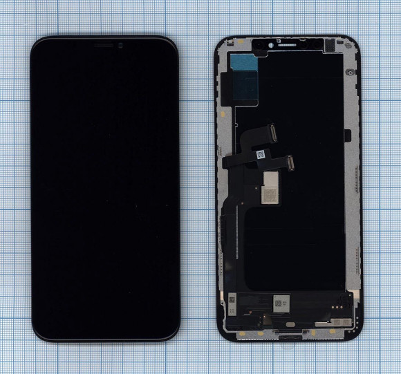 Дисплей для Apple iPhone XS в сборе с тачскрином (AMOLED Fox), черный