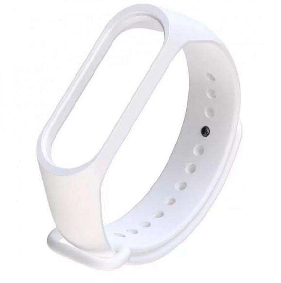 Ремешок для Xiaomi Band 3, 4 Sport силикон, белый