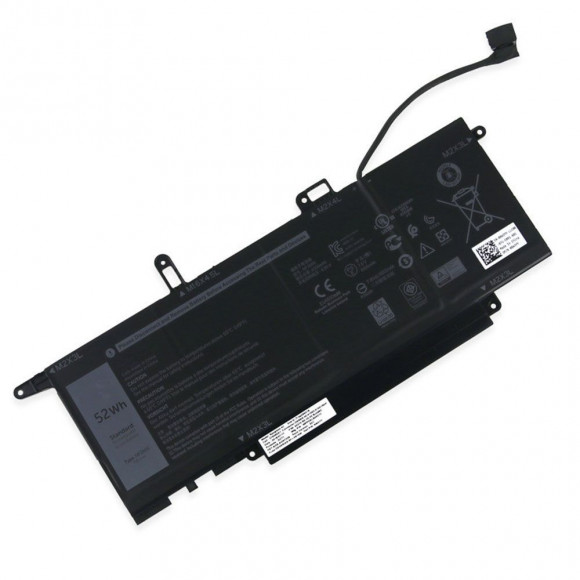 Аккумулятор (батарея) NF2MW для ноутбука Dell Latitude E7270, 7400 2-in-1, 52Wh, 7.6В, 6800мАч