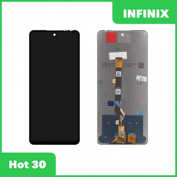 LCD дисплей для Infinix Hot 30 в сборе с тачскрином (черный)