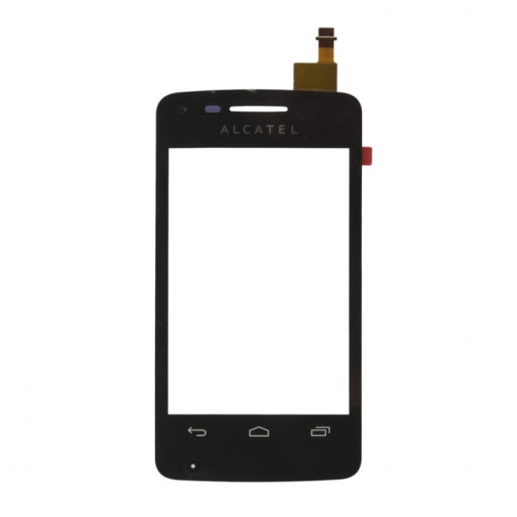Сенсорное стекло (тачскрин) для Alcatel One Touch Pixi 4007D, черный
