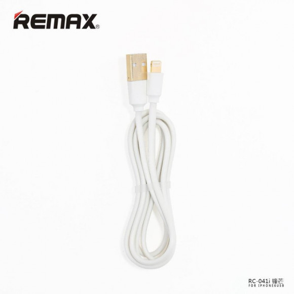 USB Дата-кабель Remax Radiance Cable RC-041 для Apple 8-pin, 1 метр, белый