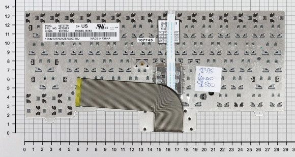 Клавиатура для ноутбука Lenovo ThinkPad SL300, SL400, SL500, черная с указателем